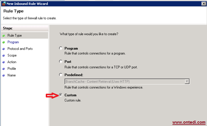 Windows Server 2008'de Ip Engelleme Adım 3