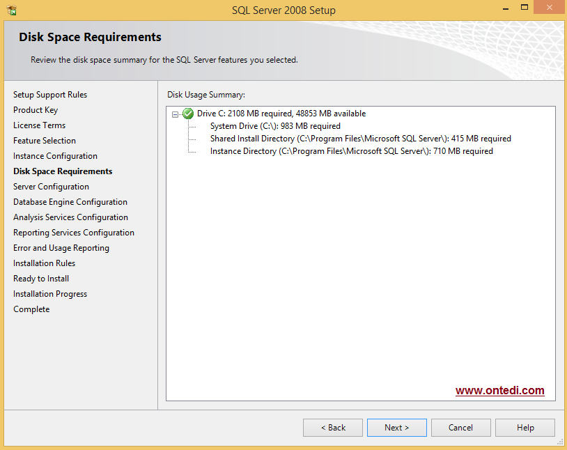 Windows 8'de SQL Server 2008 Kurulumu