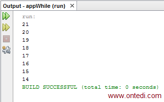 Java'da While Döngüsü Örnek 1