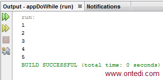 Java'da do while Döngüsü Örnek 1
