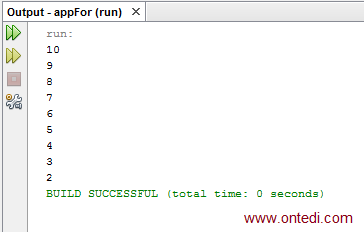 Java Örnek 2 Ekran Çıktısı