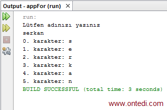 Java'da While Döngüsü Örnek 4