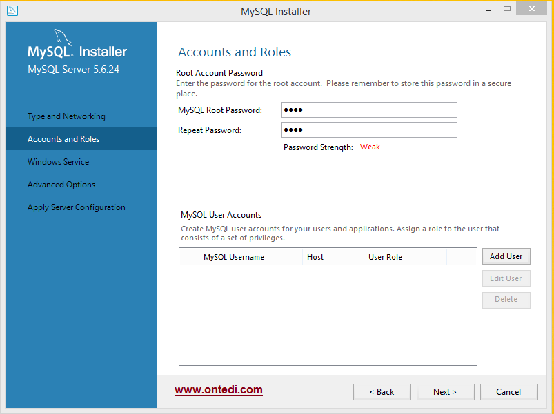 Windows'ta MySQL Kurulumu Adım 1