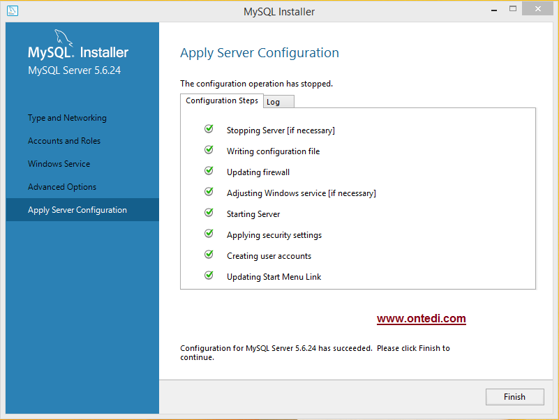 Windows'ta MySQL Kurulumu Adım 16