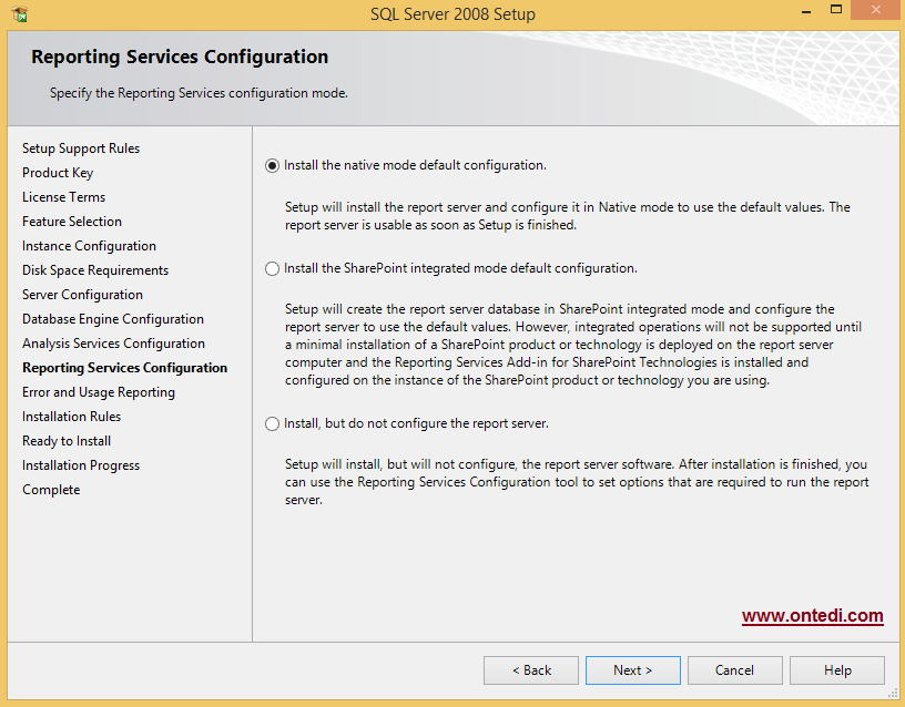 Windows 8'de SQL Server 2008 Kurulumu