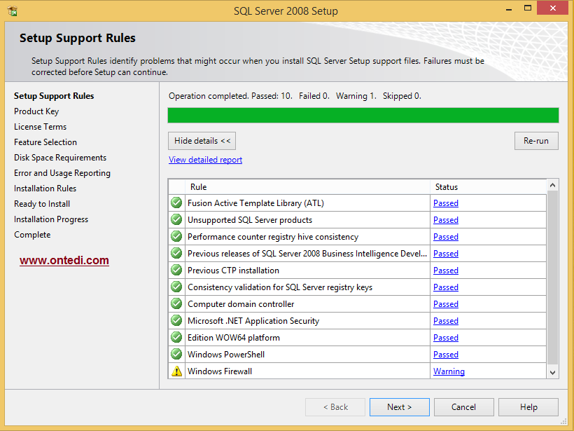 Windows 8'de SQL Server 2008 Kurulumu