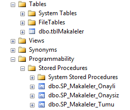 MSSQL'de Stored Procedure Kullanarak Select (Seçme) İşlemi Yapmak