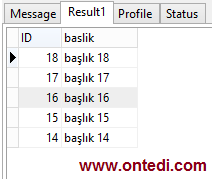 MYSQL'de Stored Procedure Kullanarak Sayfalama (Pagination) İşlemi Yapmak
