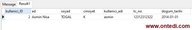 SQL'de If Else Kullanımı