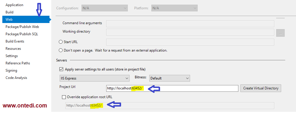 Unable to launch the IIS Express Web server, The start URL specified is not valid, Access is denied