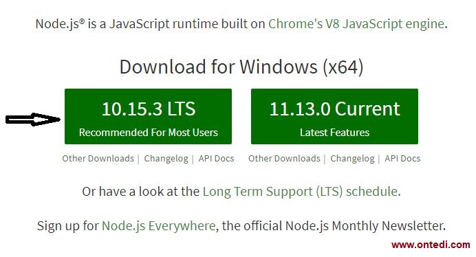 Node.js Kurulumu