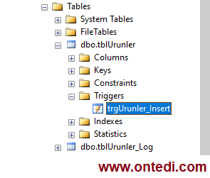 SQL Trigger, Gelişmiş Log