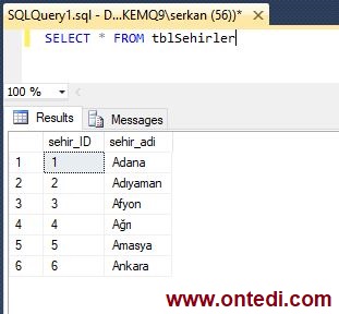 SQL Server'da STUFF Fonksiyonuyla Birden Fazla Kaydı Tek Satırda Gösterme İşlemi