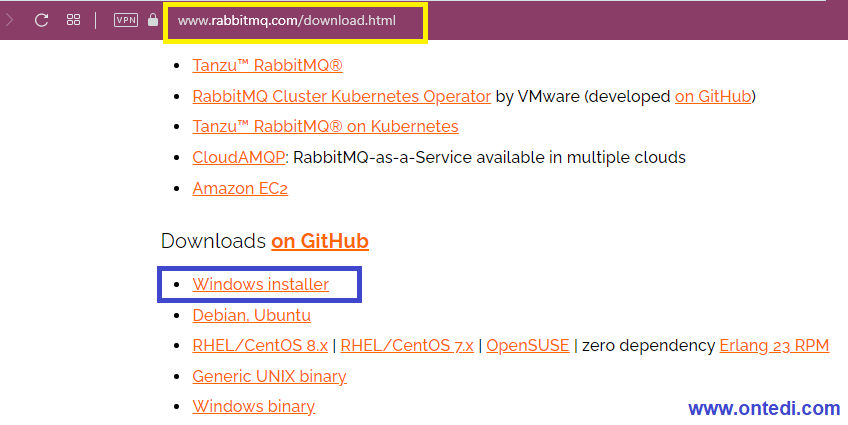 Windows'da RabbitMQ Kurulumu