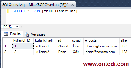 SQL Alter ile Çoklu Kolon Ekleme İşlemi