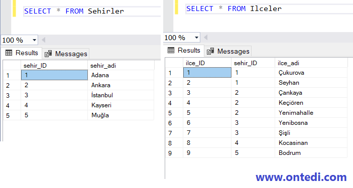 SQL Foreign Key Nedir?