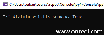 LINQ'da SequenceEqual, Aggregate, GroupJoin, ToLookup ve Intersect Metodlarını İnceleyelim