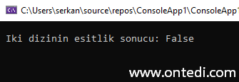 LINQ'da SequenceEqual, Aggregate, GroupJoin, ToLookup ve Intersect Metodlarını İnceleyelim