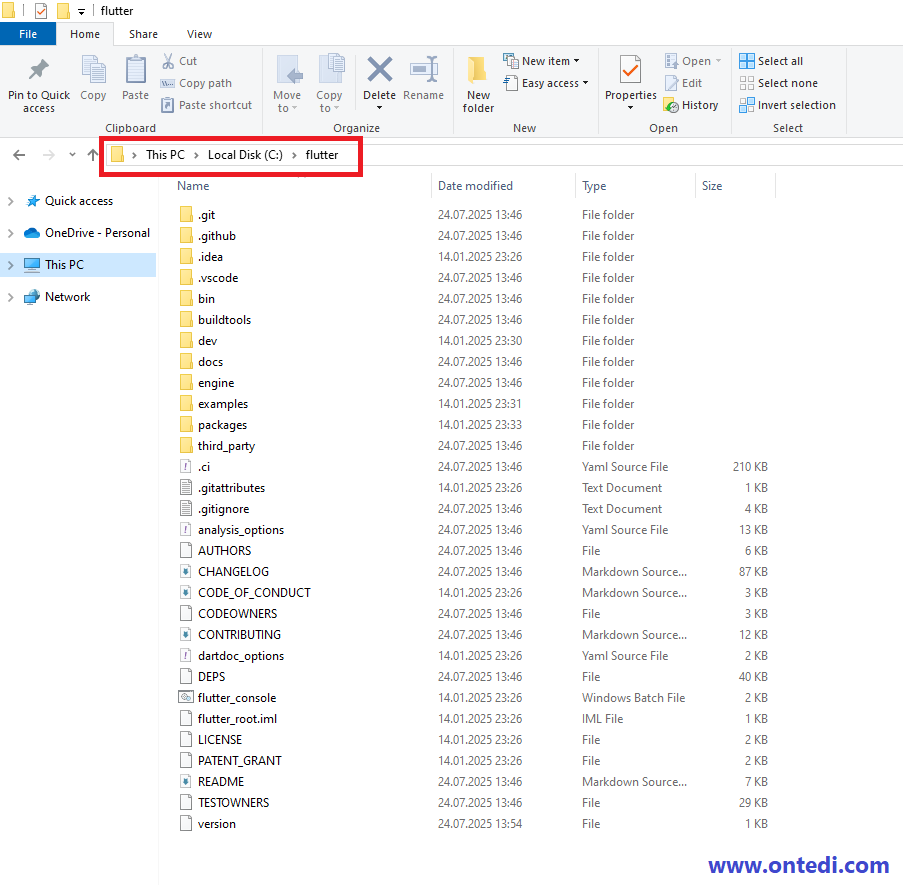 Flutter Sdk'nin Windows Ortamında Kurulumu