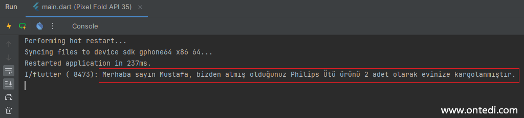 Dart Ders 1: Değişken Oluşturma
