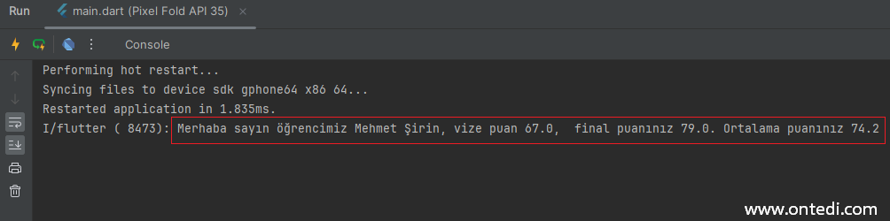 Dart Ders 1: Değişken Oluşturma