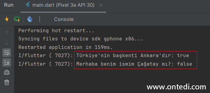 Dart Ders 1: Değişken Oluşturma