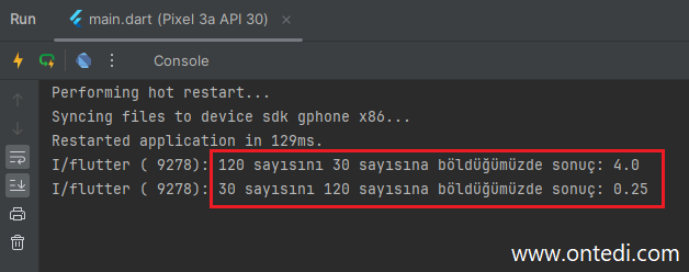 Dart Ders 7: Aritmetik Operatörler