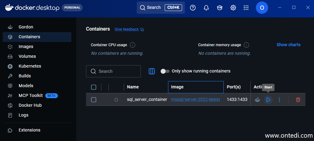 Docker Üzerindeki SQL Server Konteynere Veritabanı Yedeğini Yüklemek