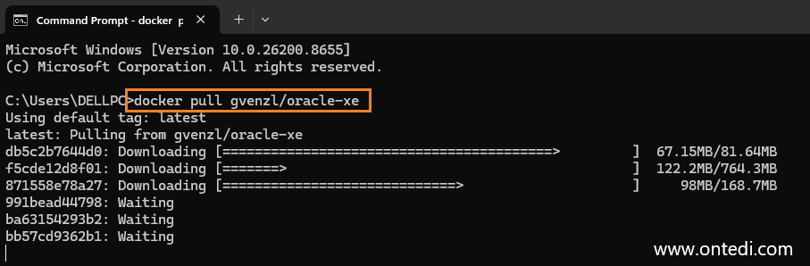Docker ile Oracle XE Veritabanı Kurulumu