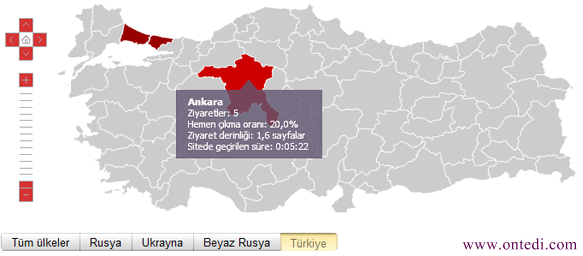 Yandex Metrica Web Analizi Aracı